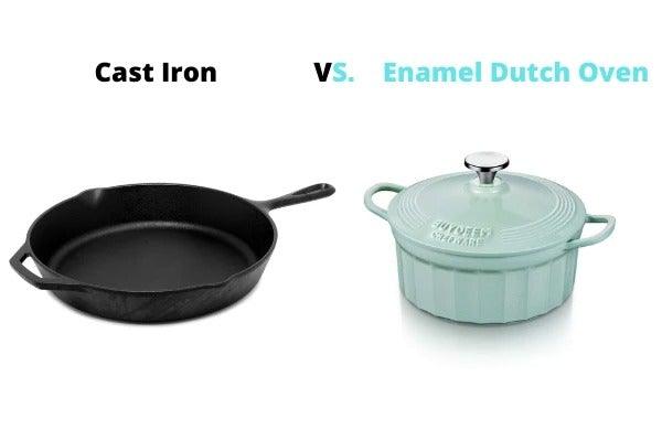 Cast Iron Versus Enameled Cast Iron Dutch Ovens