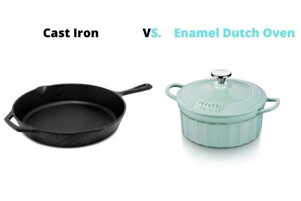 Differences Between Cast Iron and Enamel Dutch Oven | Buydeem