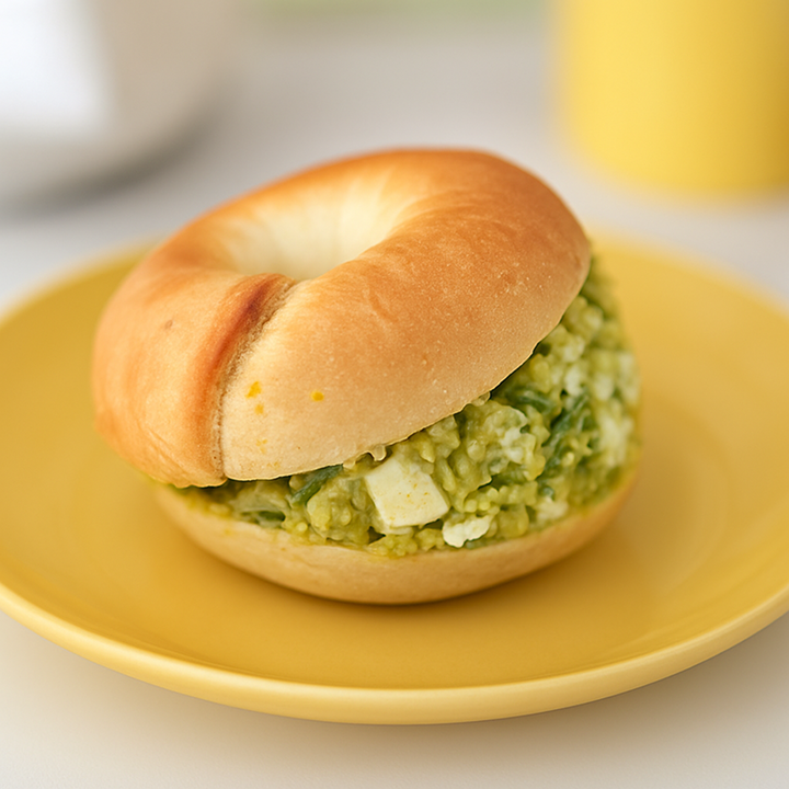 Avocado Egg Breakfast Bagel