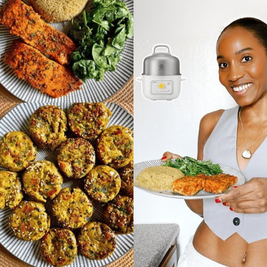 HIGH-PROTEIN WHAT I EAT IN A DAY | Easy Healthy Meals ft. Buydeem Steamer