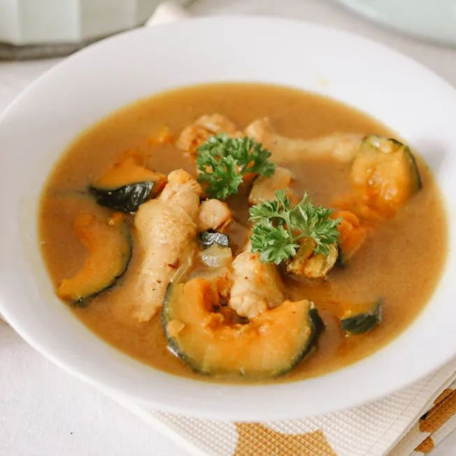 Pumpkin Curry Chicken Wings Stew