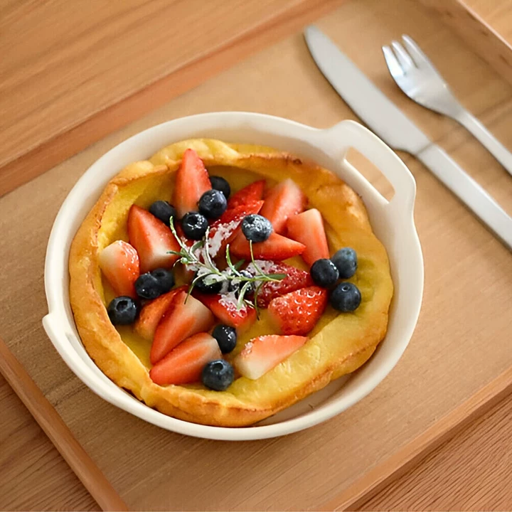 Strawberry Dutch Baby Pancake
