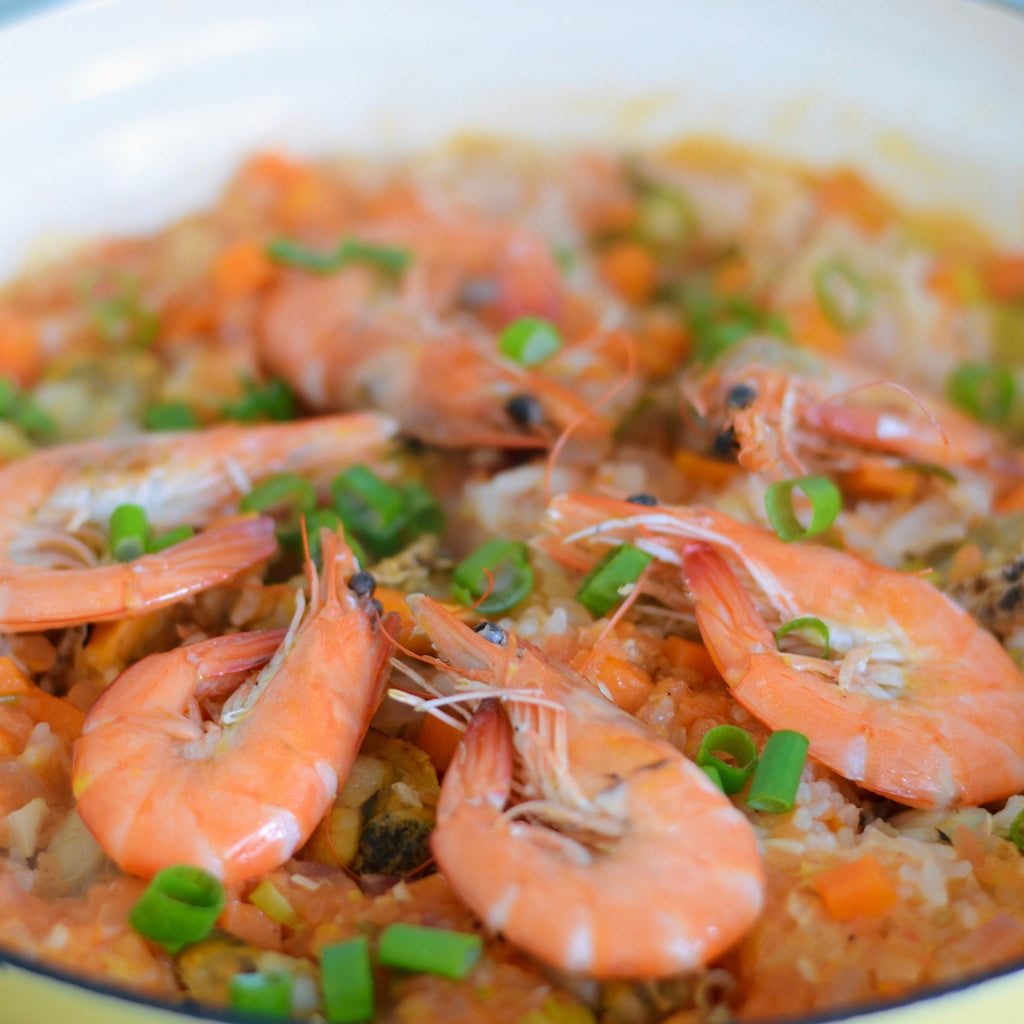 American Risotto Tomato Seafood Risotto