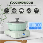 (OPEN BOX) Slow Cooker with Nonstick Stockpot