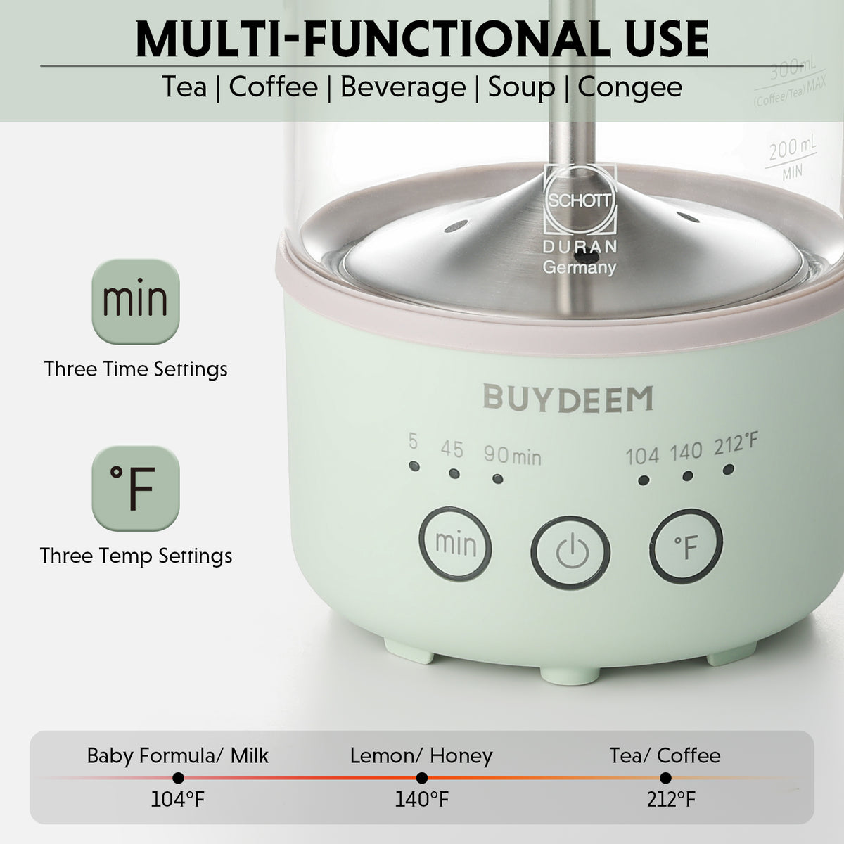 K32 Mini Multi-function Beverage Maker, 0.6L (Basket Not Included)