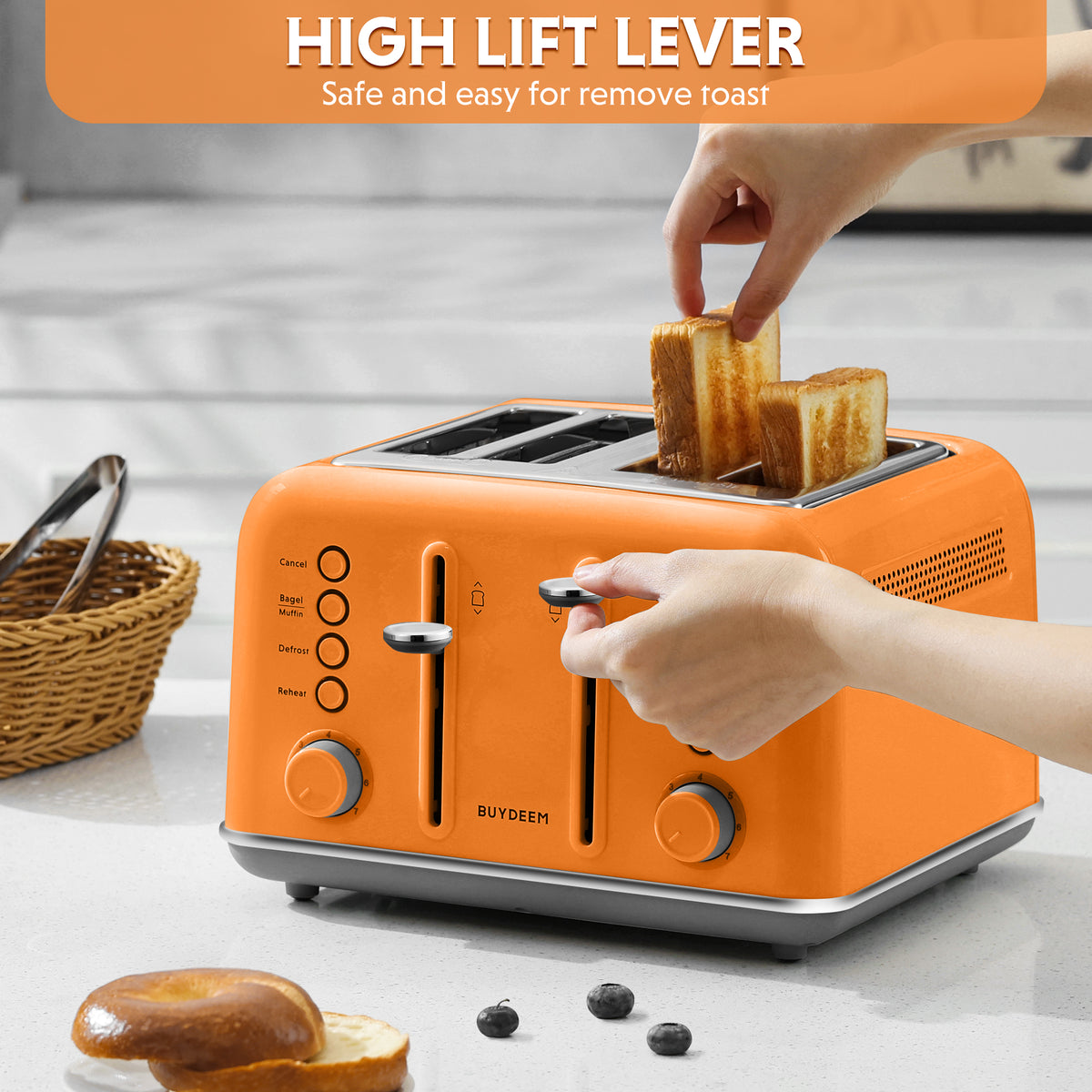 DT640 Retro 4-Slice Toaster