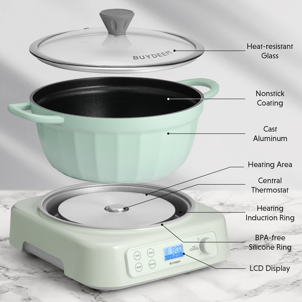 (OPEN BOX) Slow Cooker with Nonstick Stockpot