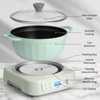 (OPEN BOX) Slow Cooker with Nonstick Stockpot