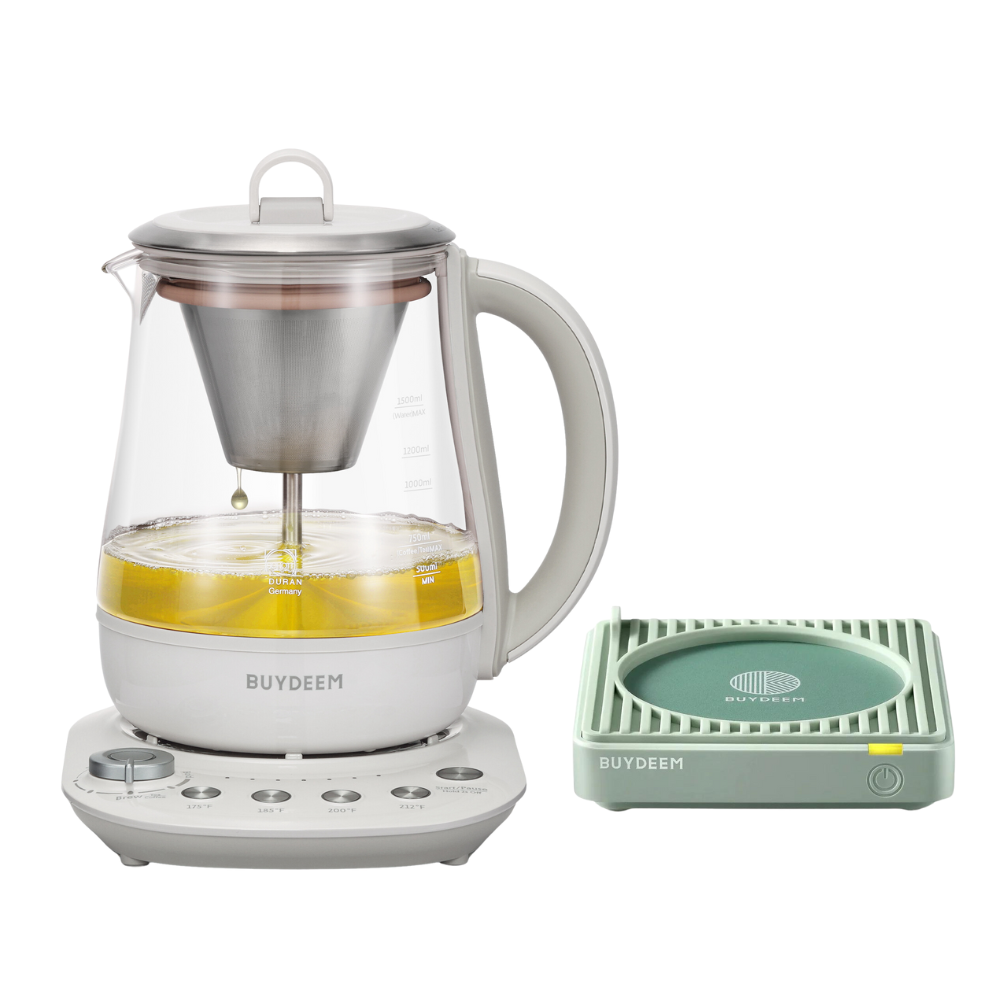 K156 Multi-function Electric Steam Brewer & Mug Warmer - Bundle Offer