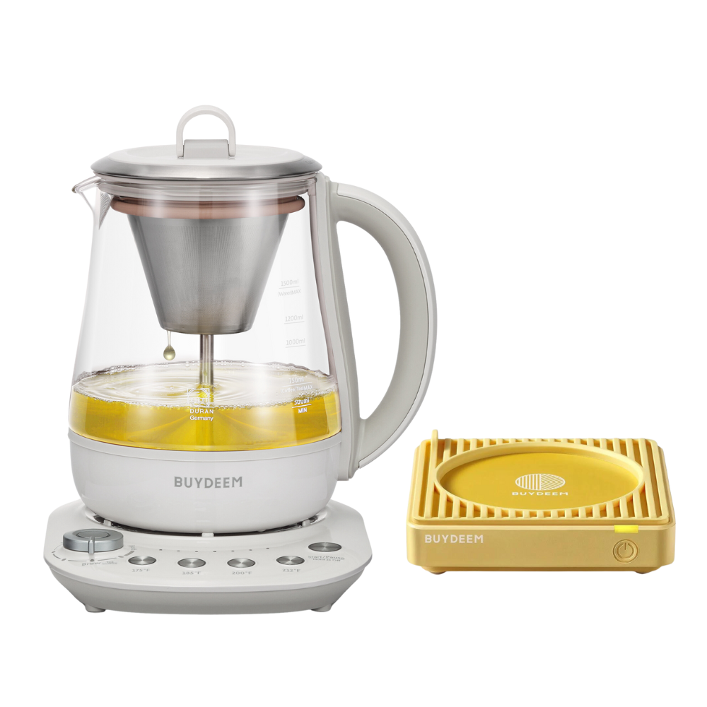 K156 Multi-function Electric Steam Brewer & Mug Warmer - Bundle Offer