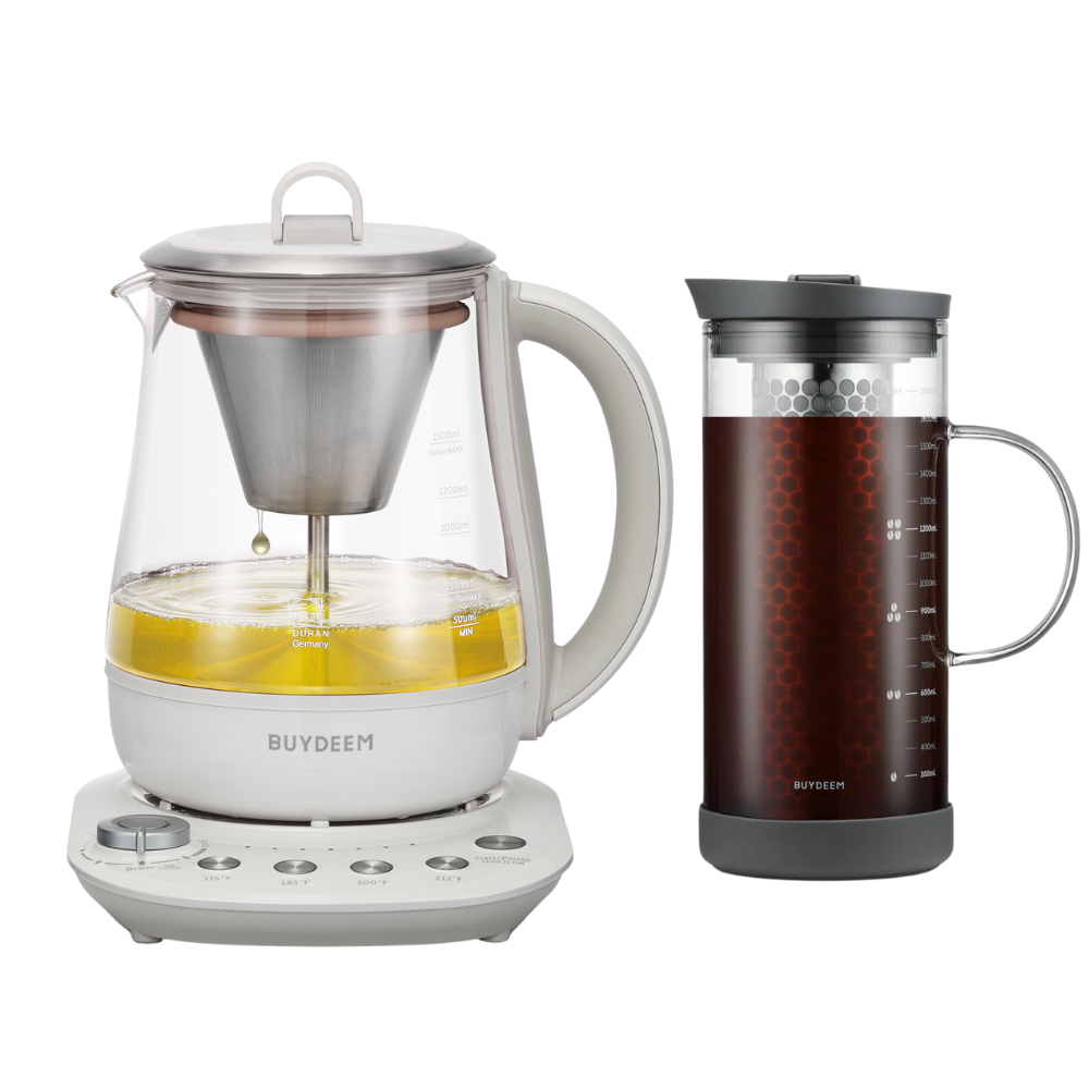 K156 Multi-function Electric Steam Brewer & Cold Brew Coffee Maker - Bundle Offer