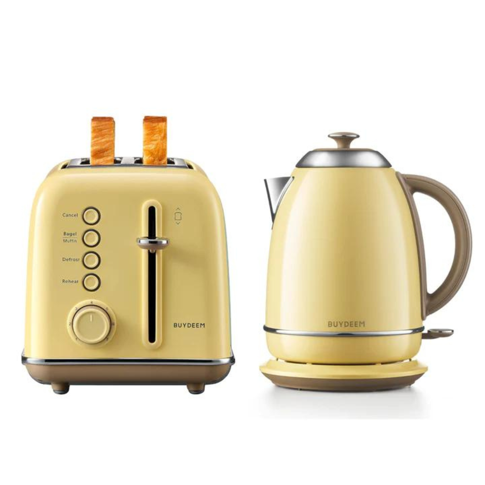 2 Slice Toaster with Electric Kettle