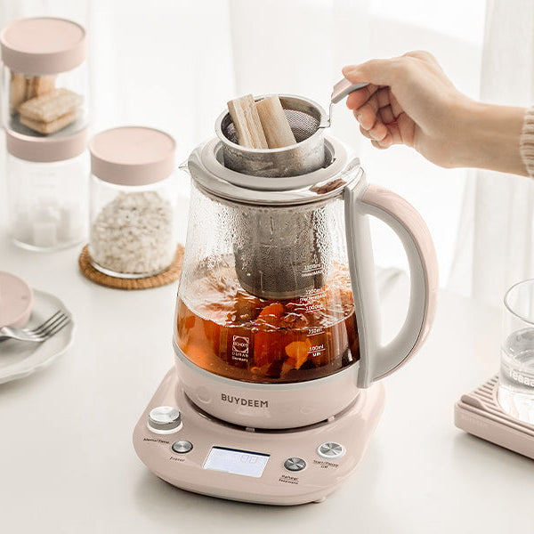 (OPEN BOX) K2763 Beverage Maker with Glass Stew Pot and Infuser, 1.5L