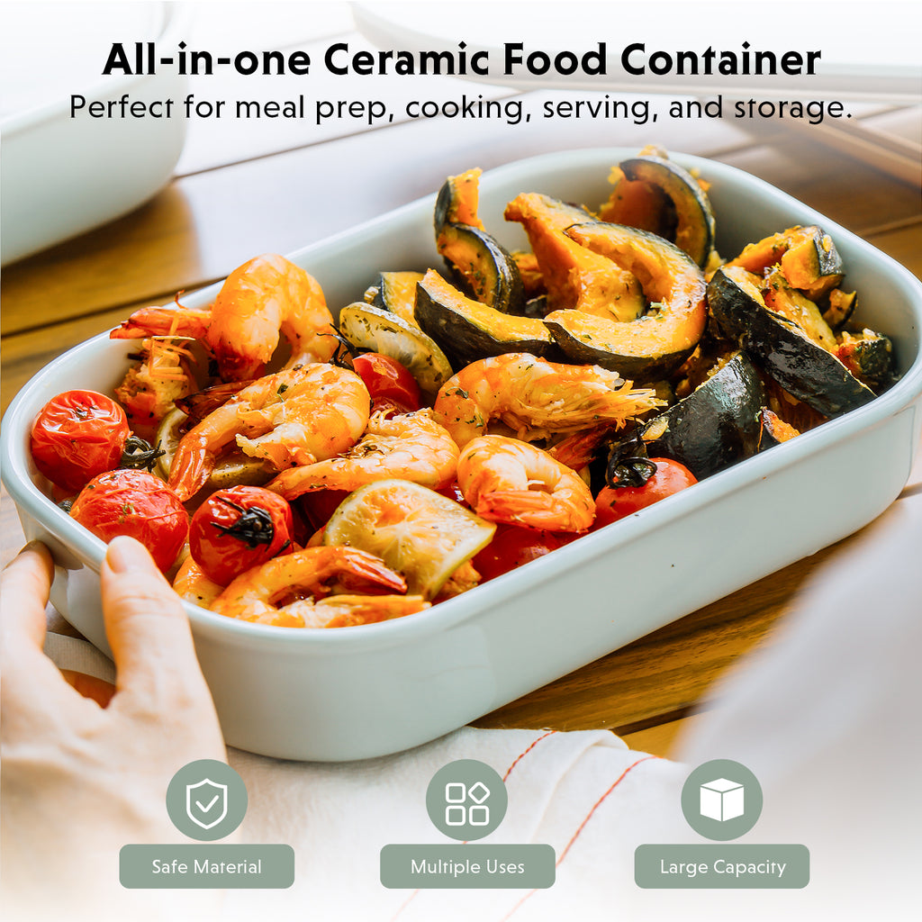 G67 Electric Food Steamer with Ceramic Lunch Box - Bundle Offer