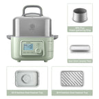 (OPEN BOX) G553 Electric Food Steamer, 5.3QT (Stew Pots Not Included)
