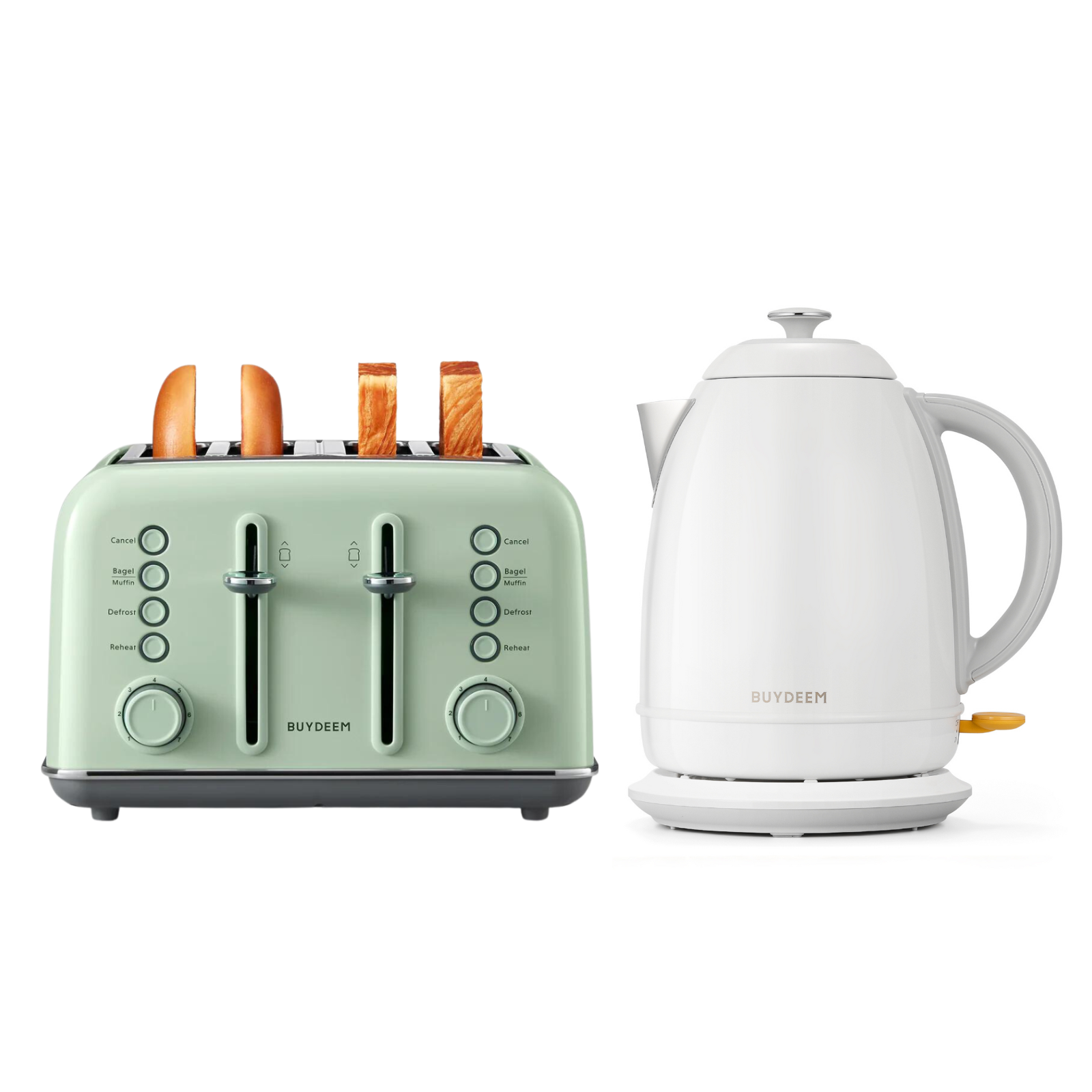 4 slice toaster and kettle hot sale