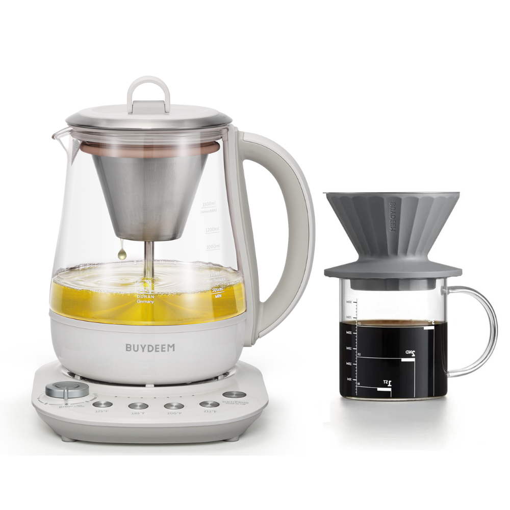 K156 Multi-function Electric Steam Brewer & Coffee Dripper Set - Bundl