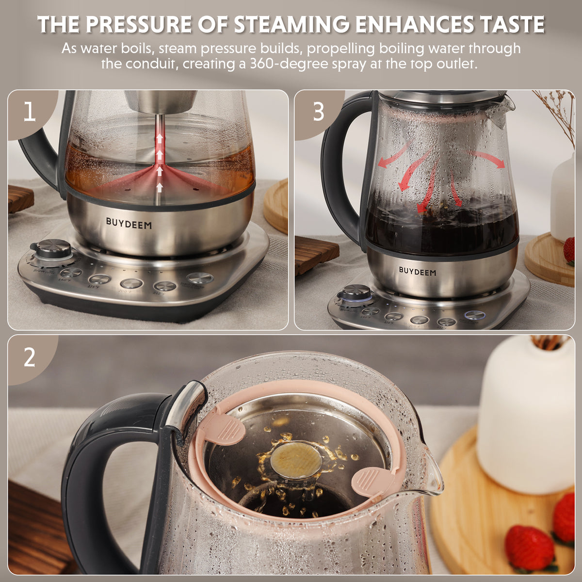 (OPEN BOX) K176 Multi-functional Tea Maker 1.5L