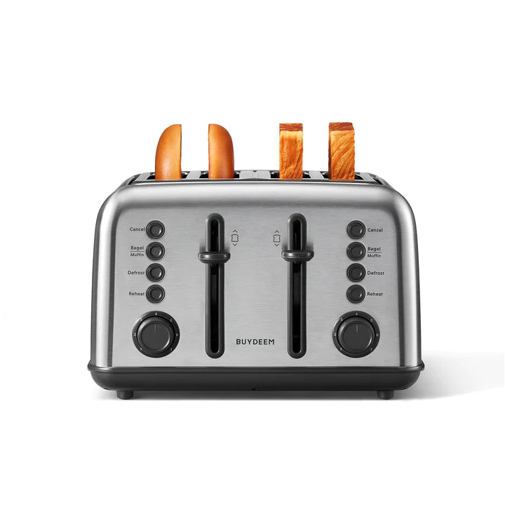 (OPEN BOX) Retro 4-Slice Metal Toaster