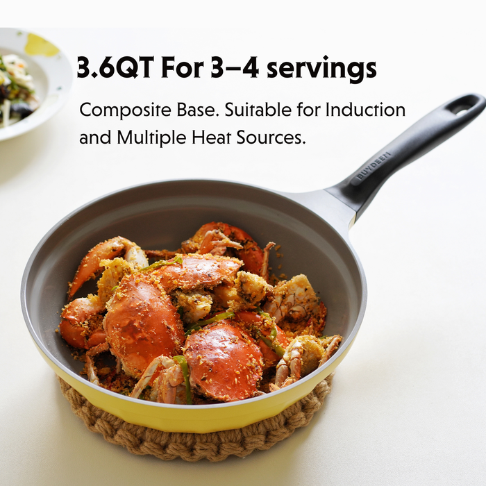 Ceramic Nonstick Frying Pan, 3.6QT