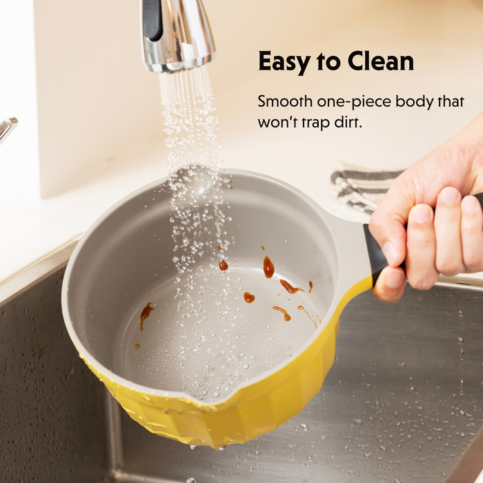 Ceramic Nonstick Saucepan, 1.9QT