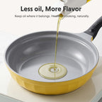 Ceramic Nonstick Frying Pan, 2.5QT