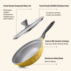 Ceramic Nonstick 3.6QT Frying Pan & Saucepan - Bundle Offer