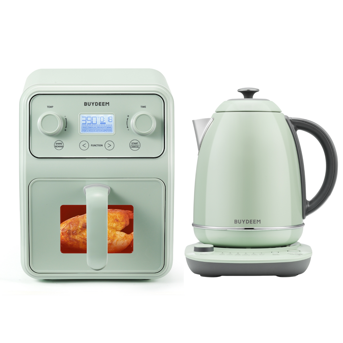 Air Fryer with Temperature Control Electric Kettle- Bundle Offer