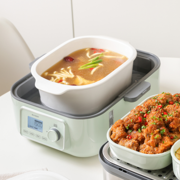 G67 Electric Food Steamer with Ceramic Cocotte - Bundle Offer