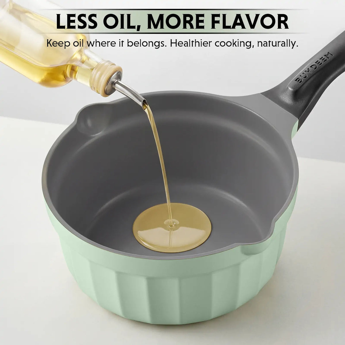 Ceramic Nonstick Saucepan, 1.9QT
