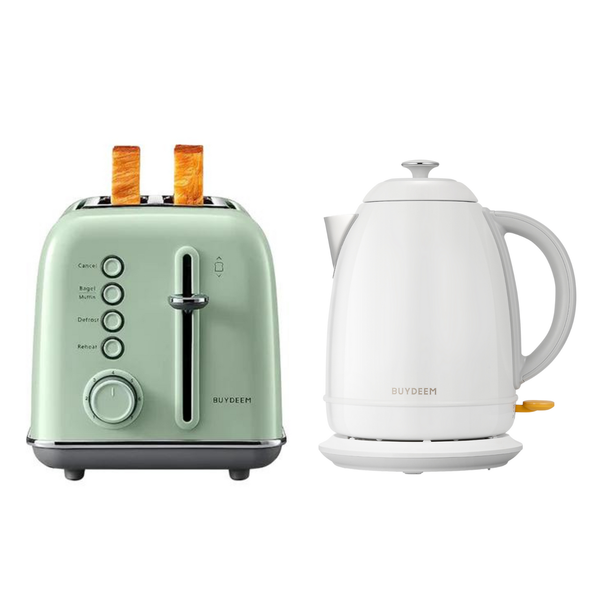2-Slice Toaster with Electric Kettle