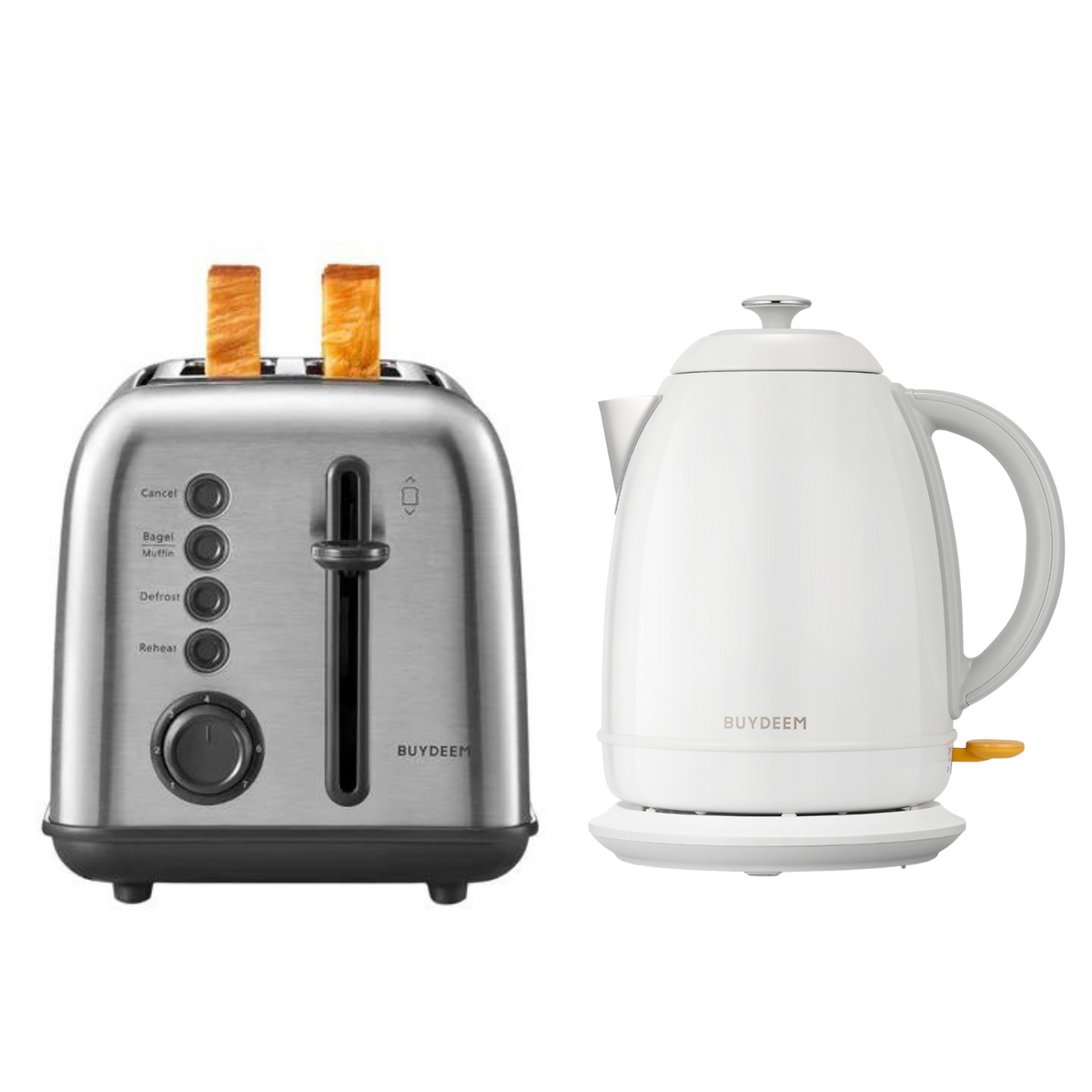 2-Slice Toaster with Electric Kettle