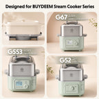 Waterless Ceramic Steam Pot, 3QT
