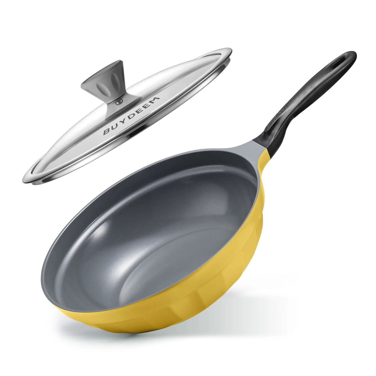 Ceramic Nonstick Wok Frying Pan, 5.7QT
