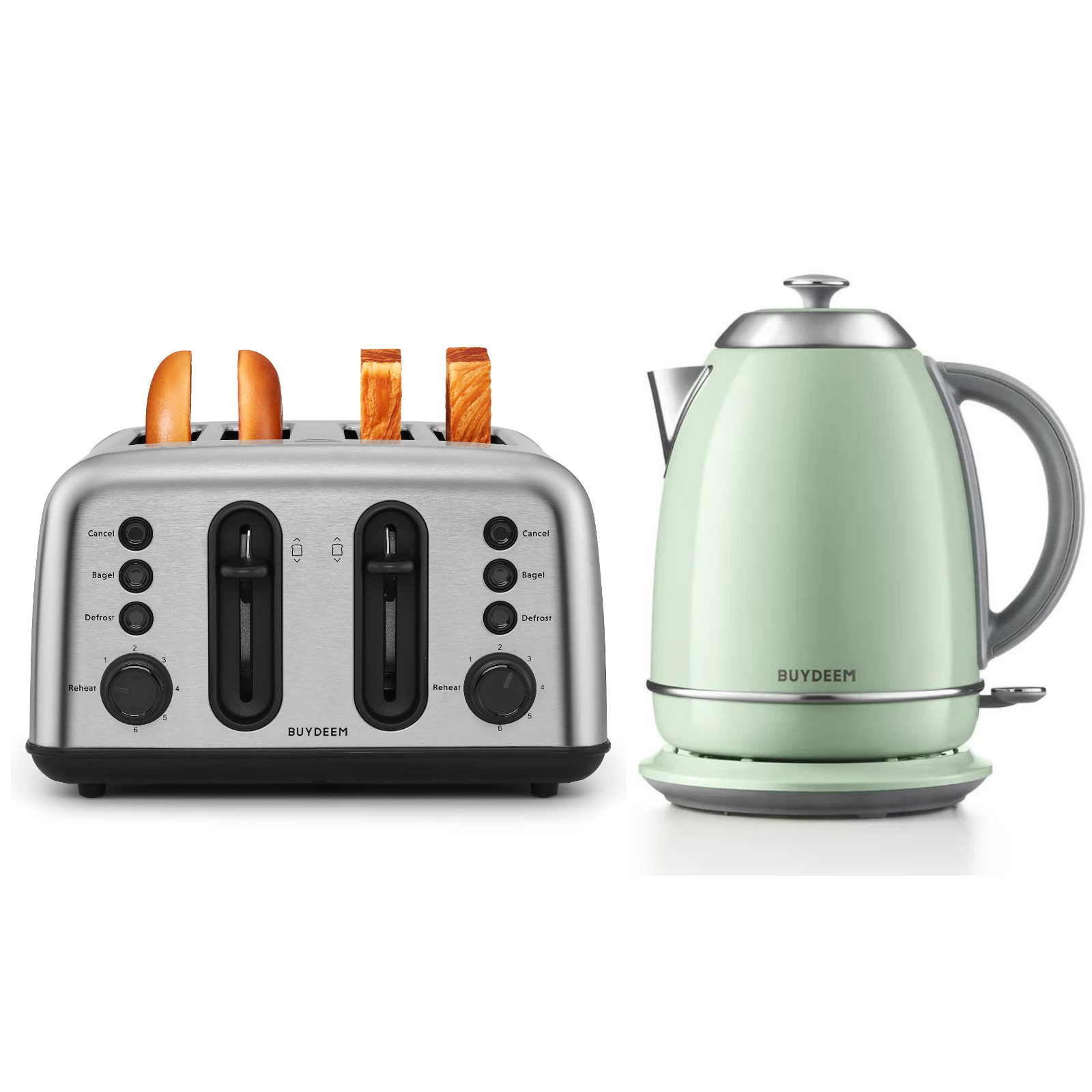 4 slice toaster and kettle clearance