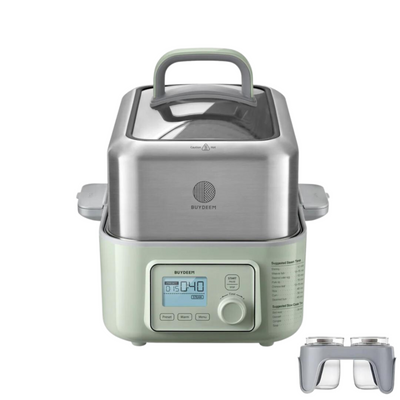 G563 Electric Food Steamer 5.3QT (Stew Pots Included)