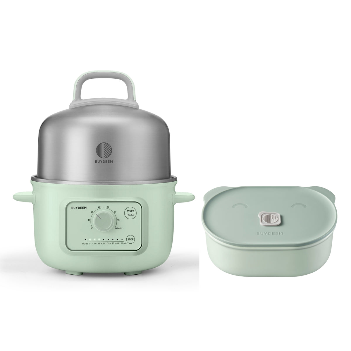 G32 Mini Electric Food Steamer with Ceramic Lunch Box - Bundle Offer
