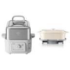 G52 Electric Food Steamer with Waterless Ceramic Steam Pot - Bundle Offer