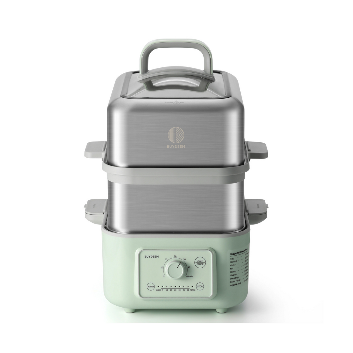 G52 Two-Tier Electric Food Steamer, 10.6QT