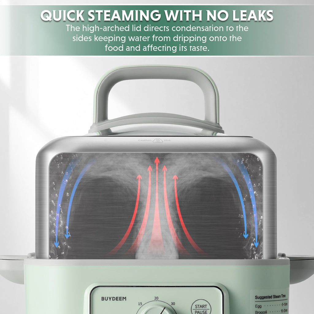 G52 Electric Food Steamer, 5.3QT