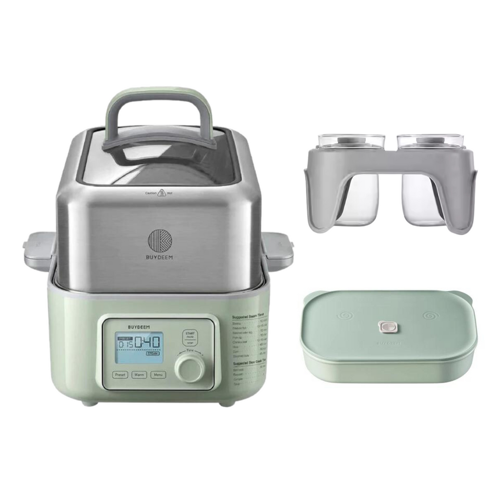 G563 G563 Electric Food Steamer with Ceramic Lunch Box - Bundle Offer
