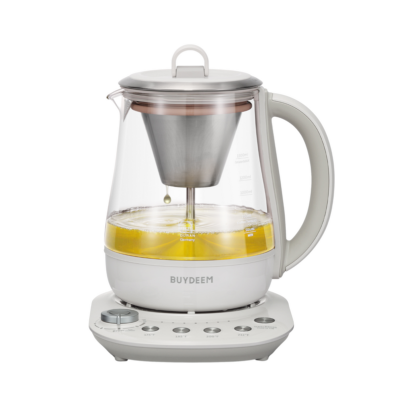 K156 Multi-function Tea and Coffee Maker 1.5L, Oat White $139.99 USD