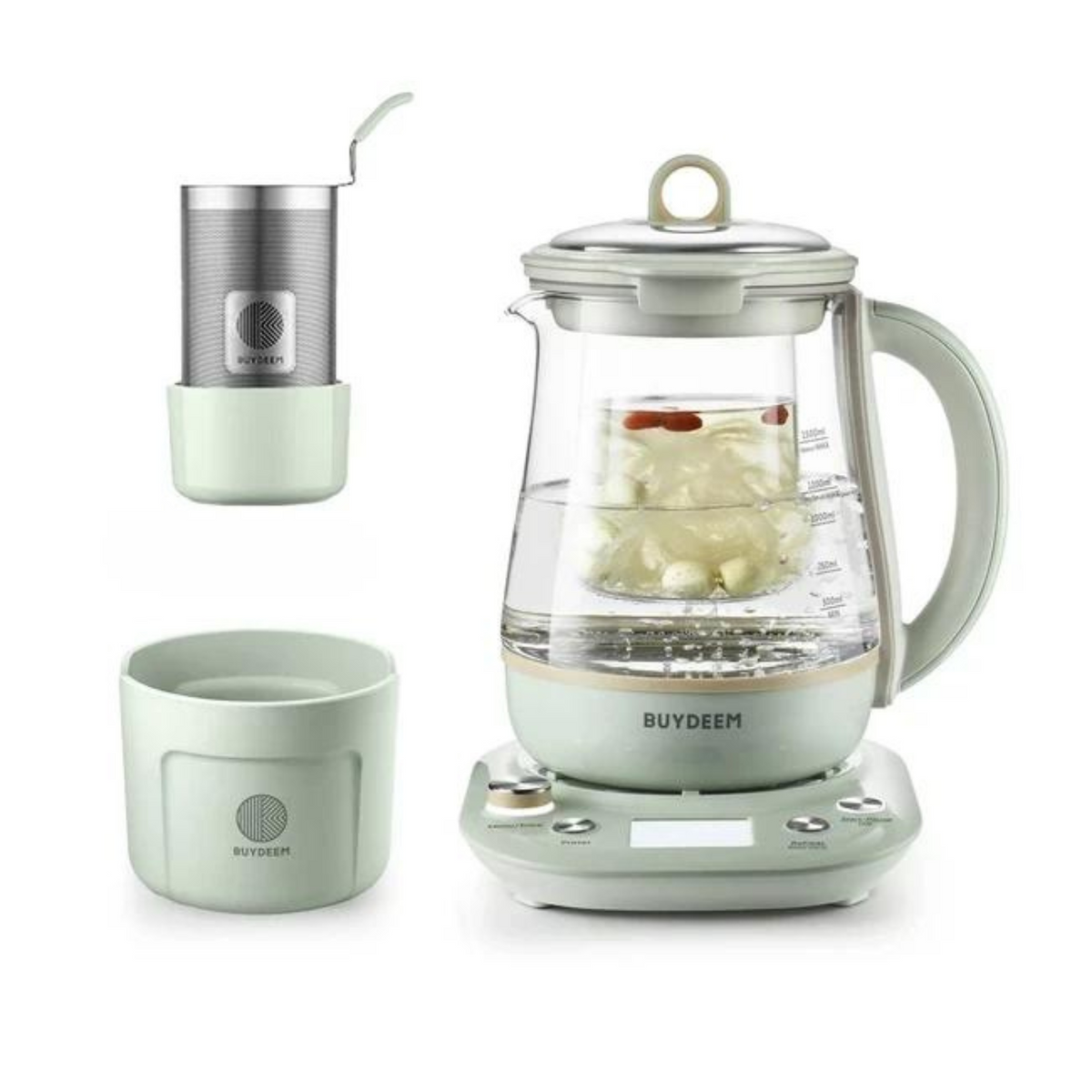 (OPEN BOX) K2763 Beverage Maker with Glass Stew Pot and Infuser, 1.5L