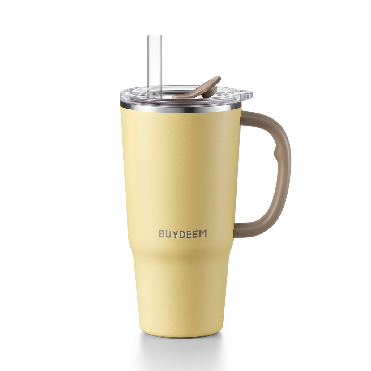 Vacuum Insulated Tumbler with Straw, 25oz