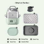 (OPEN BOX) G67 Electric Food Steamer, 7.4QT