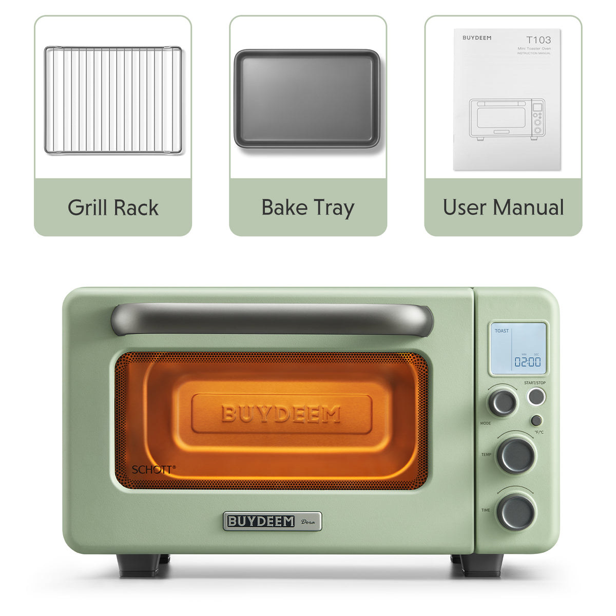 Multi-functional Mini Toaster Oven Dora, 12QT