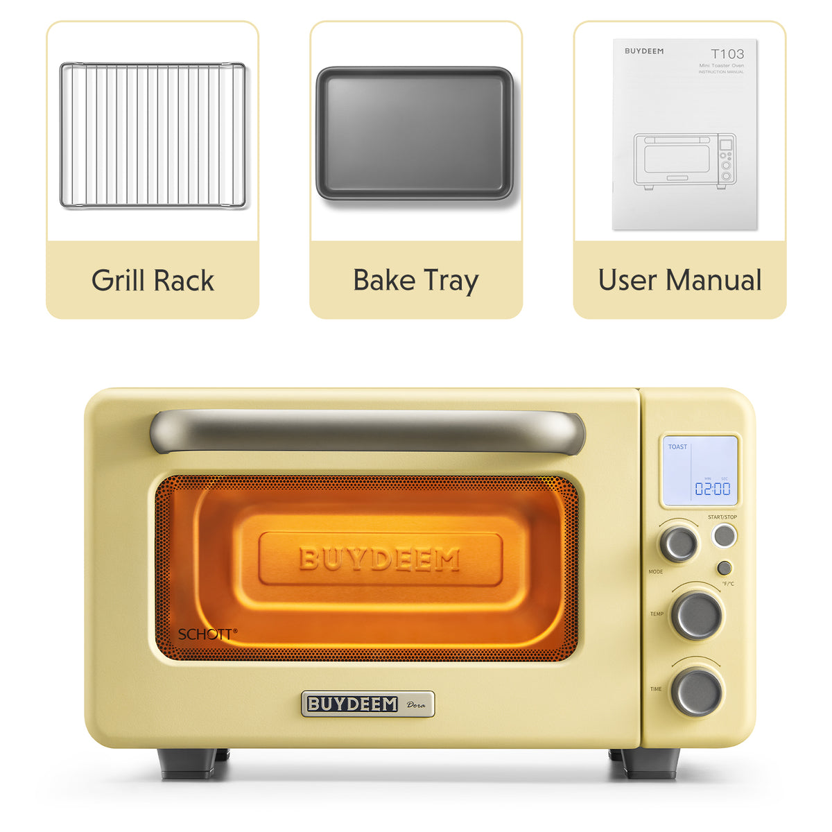 Multi-functional Mini Toaster Oven Dora, 12QT