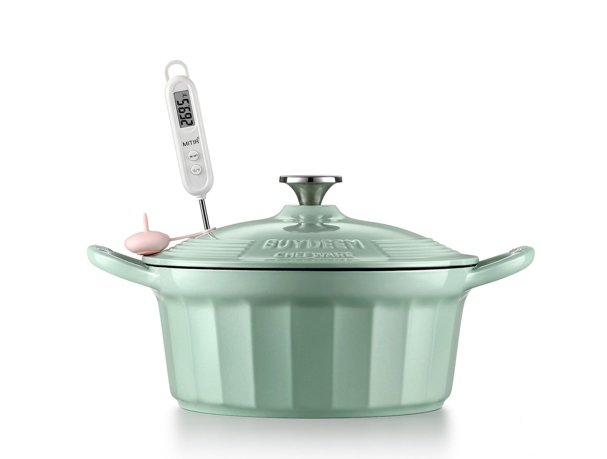 Buydeem 4.2-Quart Cast Iron Dutch Oven CP551 BuydeemUS