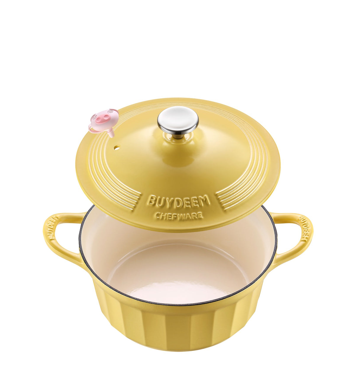 Buydeem 4.2-Quart Cast Iron Dutch Oven CP551 BuydeemUS