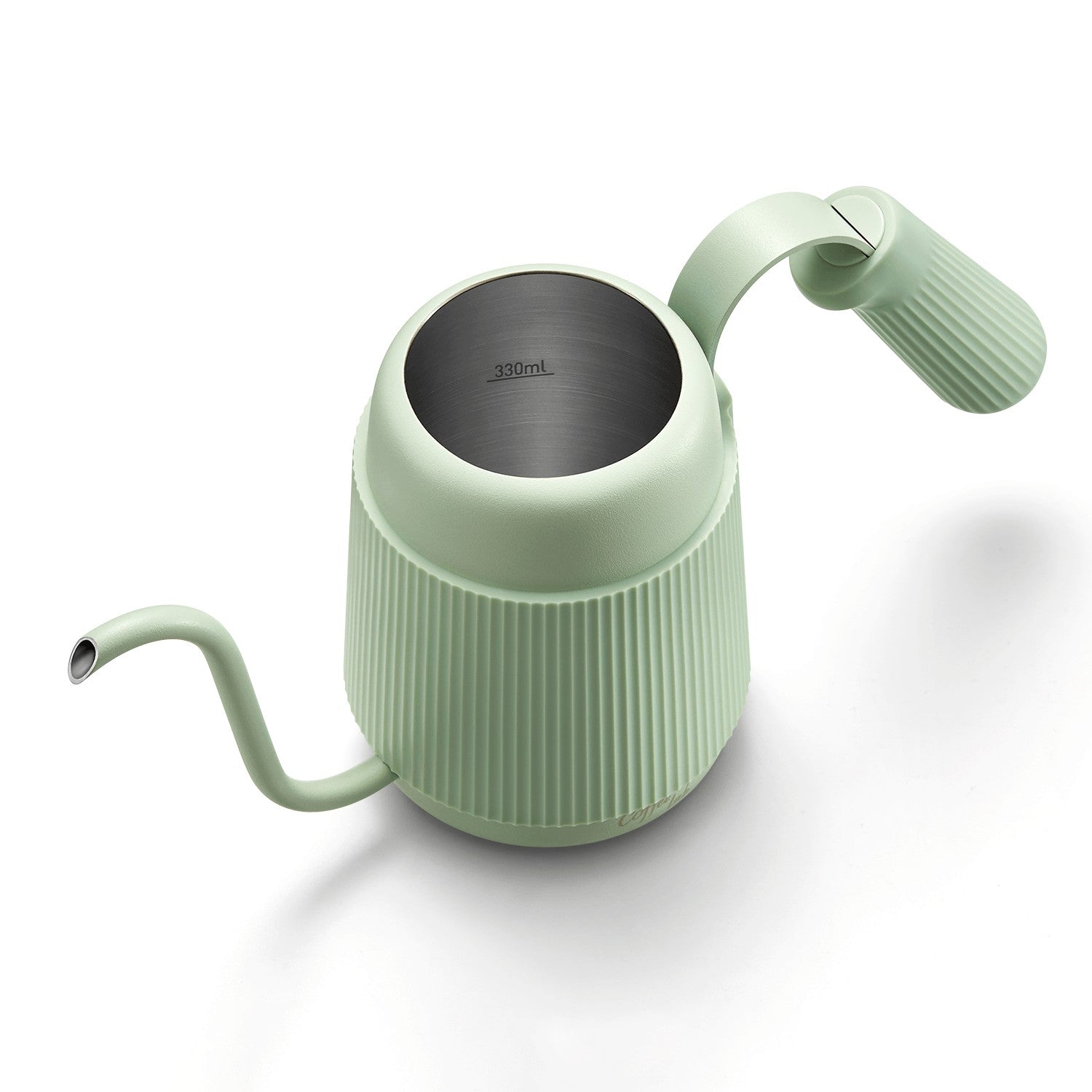  KEEBAR Electric Gooseneck Kettle Grey and Green Boudle Set:  Home & Kitchen